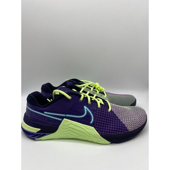 Nike Metcon 8 AMP Deep Purple Volt DV1206-500 Men's Shoes Size 15 - Picture 1 of 12